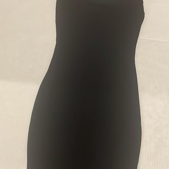 NWOT SKIMS Black Ribbed Long Slip Dress In Black Size XL - Picture 11 of 15